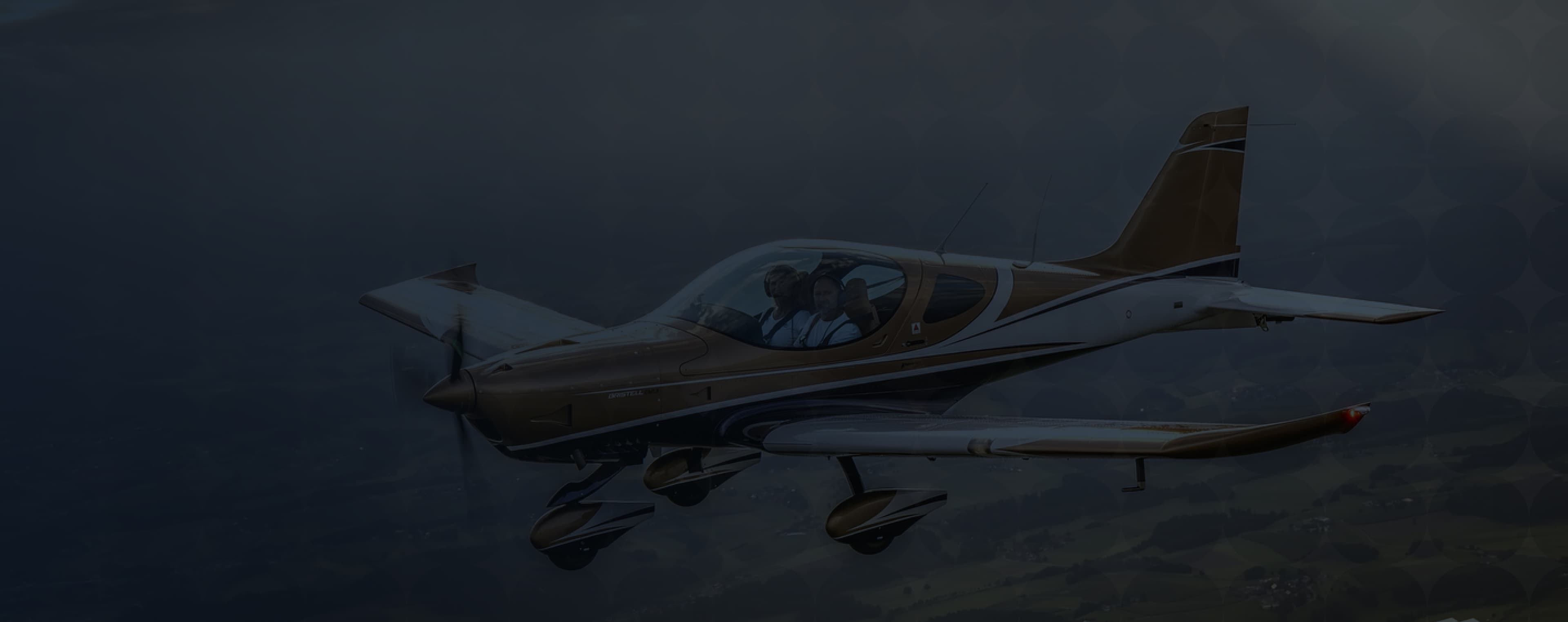 The Club hero with aircraft backdrop