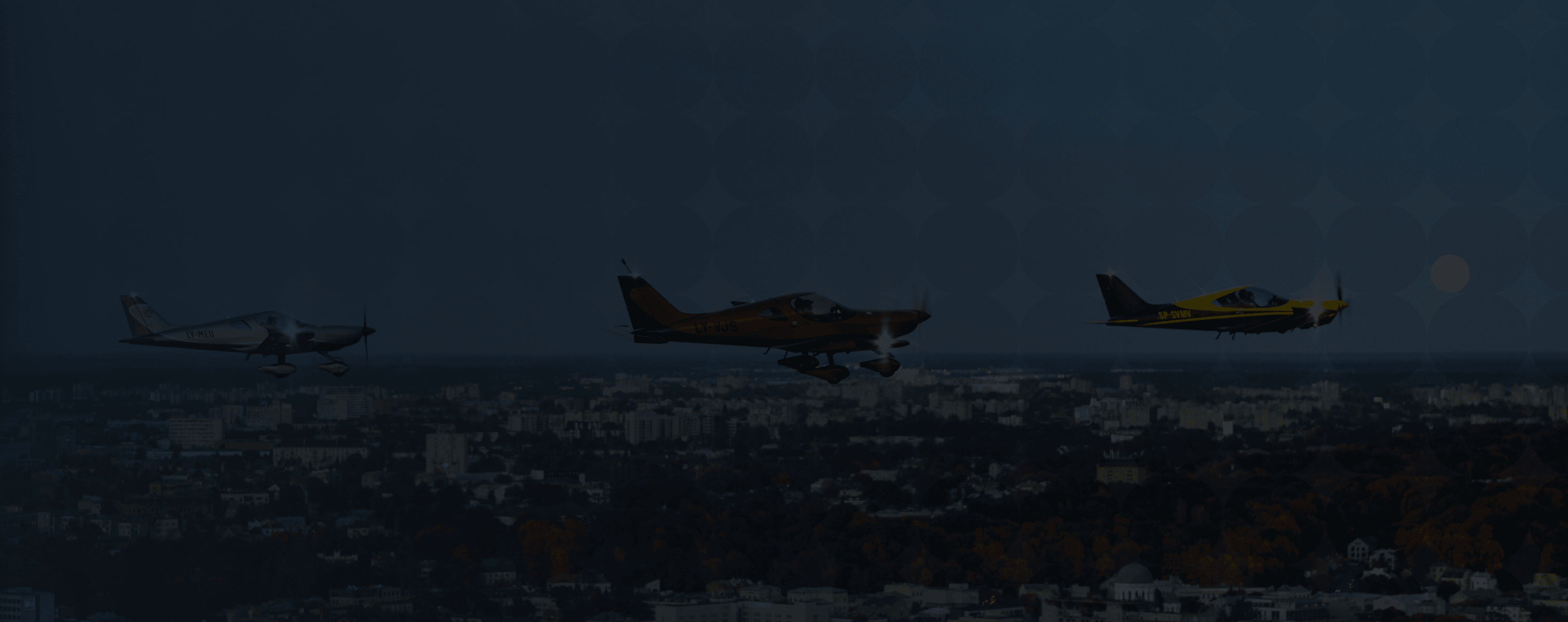 The Club hero with aircraft backdrop