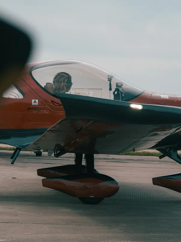 Hangar and training aircraft
